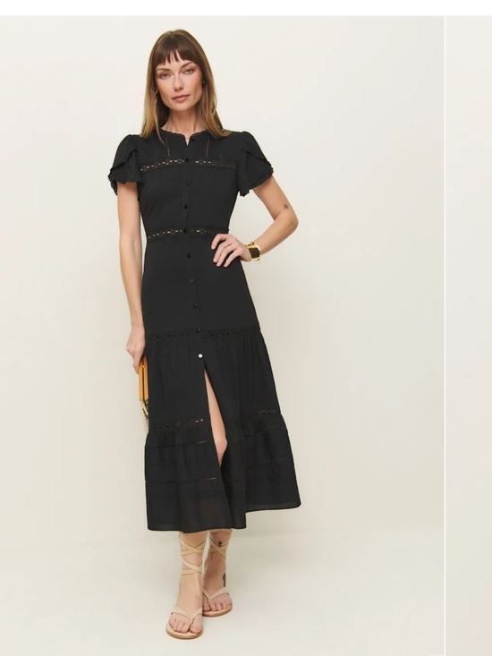 Reformation Dresses & Skirts - Reformation Zebrina Dress Black - Size 4